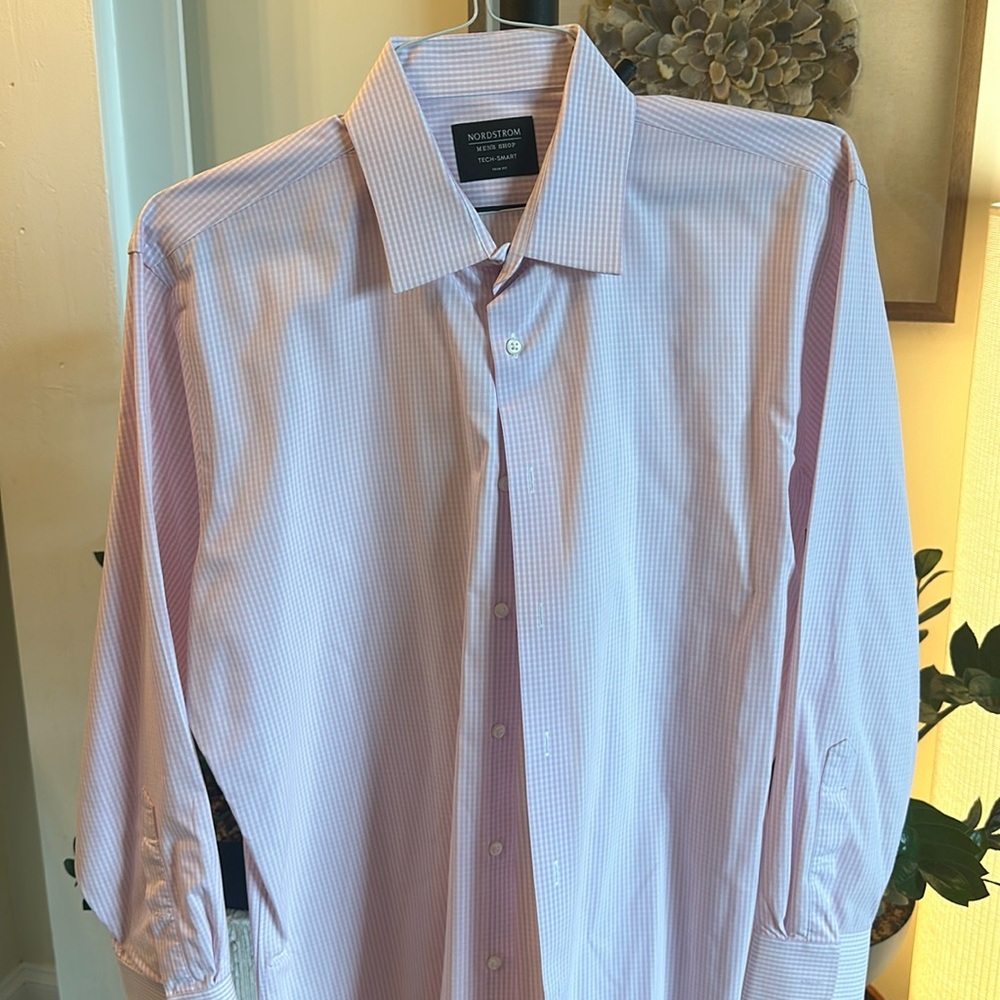 Nordstrom tech Smart, trim, fit dress shirt
